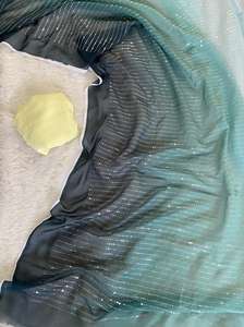 Último diseñador indio tradicional de Bollywood étnico Georgette Fancy Saree moda última moda ropa de fiesta exclusiva para mujeres - Product Image 3