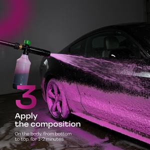 GRASS Active Foam Magic 1L Parfum Cerise Détergent de Lavage Auto Sans Contact Premium Nettoyant Moussant Rose - Product Image 5
