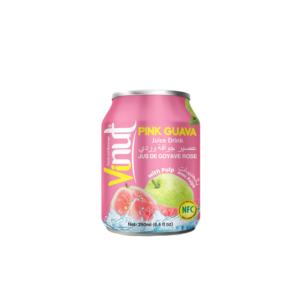 Jugo de guayaba rosa de 250ml, puré fresco y sabroso nunca de concentrado (NFC) de fábrica de Vietnam (OEM ODM) - Product Image 1