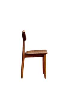 Silla de Comedor de Teca Personalizada, Duradera y de Primera Calidad, Diseño Moderno y Minimalista para Apartamento, Hogar, Oficina, Sala de Estar, Muebles de Madera Sólida - Product Image 2