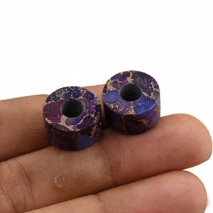 Natural Violet Quartz Smooth Rondelle 14x8mm 5mm Hole High Polish Loose <b>Beads</b> Jewelry Making Wholesale Necklace - Product Image 5