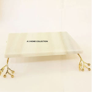 Bandeja Redonda de Acero Inoxidable con Textura Martillada y Asas, Decoración de Mesa de Lujo para el Hogar, Plato para Desayuno, Venta al por Mayor - Product Image 2