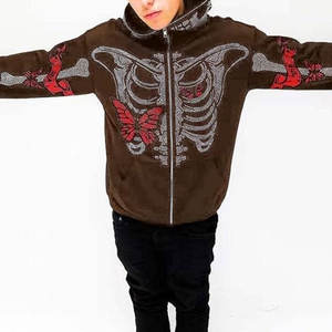 Sweat à capuche avec fermeture éclair complète pour hommes de la meilleure qualité produit du fabricant pakistanais Basics Cotton Blended Men Hoodies - Product Image 4