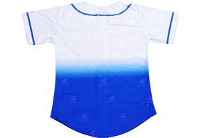 Camiseta de béisbol de manga corta de alta calidad, ligera, cómoda, botón completo, personalizado, nombre del equipo, número, técnica de sublimación - Product Image 3