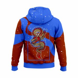 Streetwear Oversize Cropped OEM Custom Logo Design Supplier Full Zipper 3D <b>Anime</b> Heavyweight <b>Hoodie</b> - Product Image 3