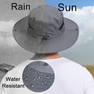 Chapeau de soleil personnalisé pour hommes et femmes, 3 larges bords, UPF 50 +, chapeaux de pêche et de plage - Product Image 5