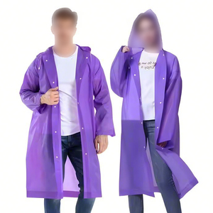 Veste de pluie légère à capuche pour homme, imperméable et respirante, coupe-vent écologique, randonnée en montagne, 100% polyester et nylon - Product Image 6