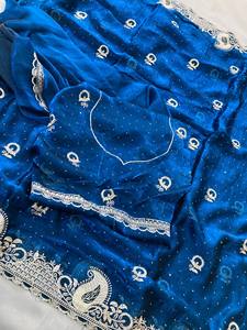 Nouvelle collection de sarees en soie riche et élégante avec broderie de designer, saree très vendu - Product Image 5