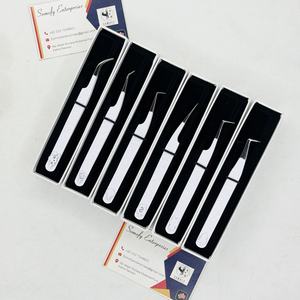 Meilleures pinces à épiler professionnelles en acier inoxydable pour extensions de cils, précision, durabilité, prise parfaite, les cils ne glissent jamais - Product Image 6