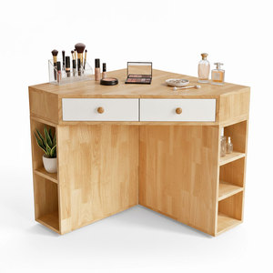 Commode minimaliste en chêne moderne avec tiroirs en MDF et en métal pour chambre à coucher et salon - Product Image 1