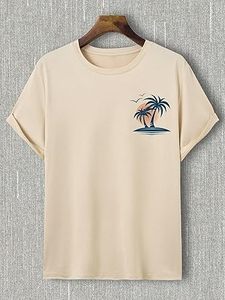 T-shirts graphiques pour hommes col rond T-shirts coupe régulière décontracté été Streetwear imprimé à manches courtes t-shirt - Product Image 5