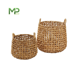 2023 New Product-Household Laundry <b>Weaving</b> <b>Basket</b> Water Hyacinth Material Made in Vietnam Good Price Storage <b>Baskets</b> - Product Image 4