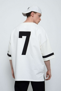 Camiseta de Hombre 2023, Talla Grande, Alta Calidad, 100% Algodón Orgánico, Tejido de Punto, 200 GSM, Estilo Urbano Informal, OEM, Personalizada con Serigrafía - Product Image 4