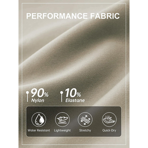 Pantalon de travail cargo pour homme, fermeture éclair centrale, imperméable, vêtements tactiques de sport, ample, motif extérieur, tissé - Product Image 3