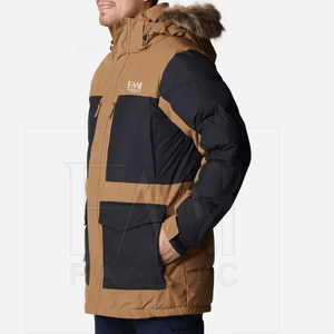 Stylish 100% Polyester Winter Puffer Jacket Breathable Canvas Waterproof Eco-Friendly High Street Style Custom Private Label - Product Image 4