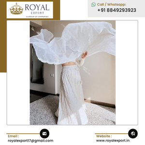 ผ้าทอลายพื้นเมือง lucknowi ใหม่ georgette lehenga choli พร้อมลำดับและงานปัก - Product Image 2