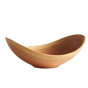 Meilleure qualité grand long bol à pâte en bois sculpté en forme de pain rustique maison décorative sculptée à la main pièce maîtresse quantité minimale de commande 50pcs - Product Image 3