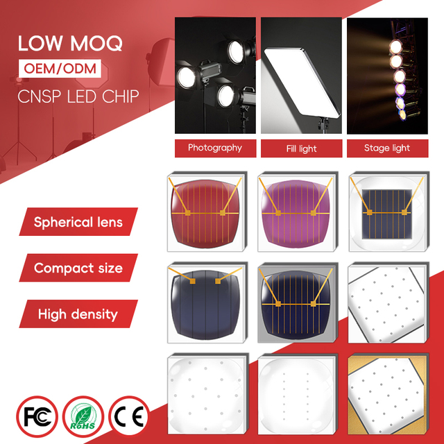 2W High Power IR LED Chip for CCTV Night Vision Camera Security Application 840-850nm 300-400mW Output 1000mA