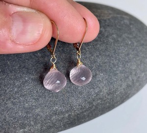 Boucles d'oreilles pendantes uniques faites à la main en améthyste, forme ronde de 10 mm, serties clos, ensemble de bijoux vintage, cadeau d'anniversaire pour elle - Product Image 5