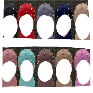 Vente en gros d'usine de couvre-visage design Niqab Burqa voile Hijab musulman islamique Abaya Style unique origine en Inde états-unis femmes automne - Product Image 6