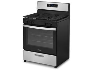 เตาแก๊สแบบตั้งพื้นขนาด 30 นิ้ว รุ่นใหม่ พร้อมหัวเตาแบบปิด 4 หัว ความจุ 5.1 ลิตร ระบบ SpeedHeat พร้อมฟังก์ชั่นอบแช่แข็ง ปิ้งย่าง และลิ้นชักสแตนเลส - Product Image 3