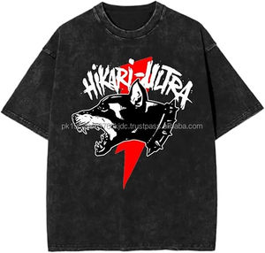 เสื้อเชิ๊ตผู้ชายไซส์พิเศษ, เสื้อโอเวอร์ไซส์จากปากีสถานเสื้อยืดไซส์ใหญ่พิเศษพิมพ์ลายสกรีนผ้าไหมไม่ยับ - Product Image 1