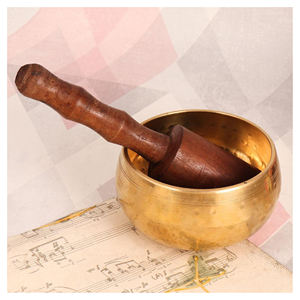 Cuencos Tibetanos Personalizados, Pulidos, Ecológicos, de Sonido Suave, Hechos a Mano, de Metal, para Meditación, Yoga, Sanación Sonora y Relajación - Product Image 1