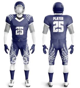 Nouvel ensemble de maillots et pantalons de football américain au design Offre Spéciale de mode OEM d'uniformes de football américain pour les jeunes personnalisés de haute qualité - Product Image 1