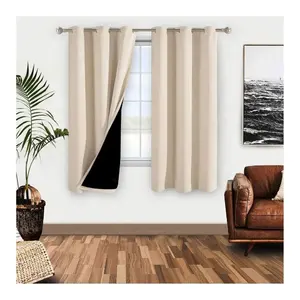 Translucidus 70-80% Light Shading Farmhouse Linen Cheap Window Curtains Thermal Resistance Roller Blinds For Home Decorations
