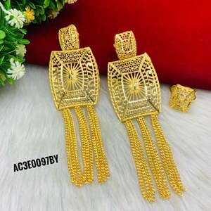 Boucles d'oreilles nouvelle femme design plaqué or online design plaqué or-Boucles d'oreilles femme/Bijoux femme - Product Image 3