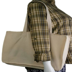 Bolso de mano de algodón orgánico 100%, bolso de compras de hombro reutilizable ecológico personalizado de alta calidad, serigrafiado para el día a día de las mujeres - Product Image 2