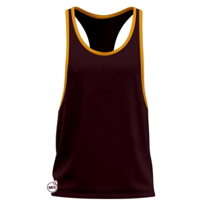 2023 Custom Summer Gym Workout <b>Tank</b> <b>Tops</b> for <b>Men</b> Casual Muscle Style Cotton Stringer Undershirt in Black Gold <b>White</b> - Product Image 1