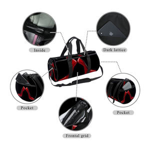 Sac polochon de voyage OEM de grande capacité personnalisé de haute qualité en cuir véritable sacs de vente en gros étanches Sport Gym - Product Image 2