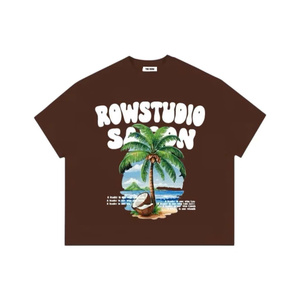 Camiseta de Manga Corta de Punto 100% Algodón para Hombre |   250GSM Corte Regular Anti-UV Transpirable de Secado Rápido con Estampado - Product Image 3