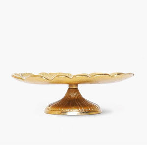 Vaisselle décorative pour la maison support à gâteau fait à la main support à gâteau en métal de cuivre martelé accessoires d'affichage à dessert par les fournisseurs indiens - Product Image 3