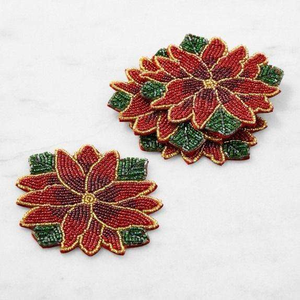 Posavasos bordado con cuentas bohemias, decoración hecha a mano para el hogar de glowin fashion - Product Image 1