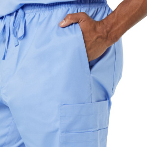 Pantalones de Trabajo Elásticos Transpirables y Ligeros de Spandex/Poliéster para Hombre, Unisex, con Protección Contra Pinchazos, Uniformes para Médicos y Clínicas - Product Image 6