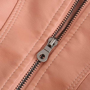 Chaquetas de Cuero Genuino para Mujer, Transpirables, 2026, Color y Logotipo Personalizables, Relleno de Algodón, Ecológicas, Venta al Por Mayor para Invierno - Product Image 6