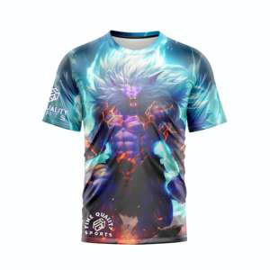 เสื้อยืดผ้าสแปนเด็กซ์/ โพลีเอสเตอร์100% หนาพิเศษสำหรับผู้ชายเสื้อยืดโอเวอร์ไซส์สีขาวโชว์ไหล่ - Product Image 2