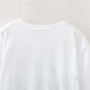 Camisetas de Algodón de Cuello Redondo para Mujer, Nueva Marca de Moda, Ligeras y Transpirables, Camisetas de Manga Corta para Mujer - Product Image 6