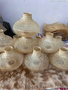 Art Chandelier Lámpara de bambú Tendencia caliente 2024 Diseño moderno Material duradero Tejido a mano Precio competitivo - Product Image 5