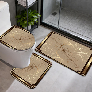 Custom Printed Bath <b>Mat</b> <b>Bathroom</b> Rug <b>Set</b> for <b>Bathroom</b> Non-Slip Shower Curtain Bath <b>Mat</b> - Product Image 3