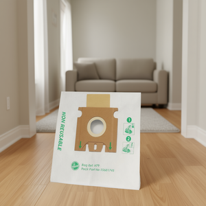 Paquete de 5 Bolsas de Papel Desechables para Aspiradora Modelo 4189022OH, Repuestos para el Hogar - Product Image 3