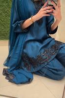 Designer indien pakistanais Salwar Kameez Bollywood robe fête porter costume mariage nouveau haut Plazzo costumes en 2025