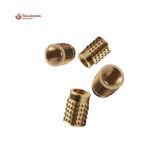 Inserto Multiusos de Latón Indio de Alta Calidad con Acabado Dorado Niquelado Brillante - Product Image 1