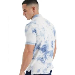 Haute Qualité Tie Dye Promotionnel Col Rond Polo T Shirt Sublimation Tie Dye Polo Chemises - Product Image 2
