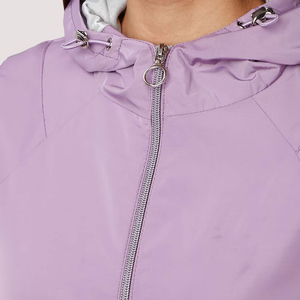 Chaquetas cortavientos cómodas para mujer, impermeables, transpirables, con capucha, ligeras, Softshell, abrigo para exteriores para correr, senderismo, informal - Product Image 5