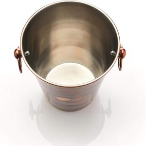 ถังน้ำแข็งไวน์และแชมเปญโลหะพรีเมียมสไตล์โบราณ ถังแช่เครื่องดื่มสแตนเลสสำหรับไนท์คลับ โรงแรม ร้านอาหาร และงานปาร์ตี้ - Product Image 4