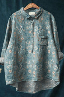 2025 décontracté coupe ample confortable col à revers chemise coloré imprimé animal hawaïen chemise à manches longues
