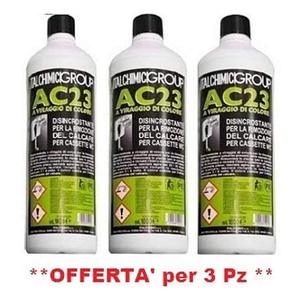Italchimici Professional AC23 - Potente Eliminador de Cal, 3 Botellas de 1L, Detergente Líquido en Aerosol para Baño y Cocina, Desechable - Product Image 2